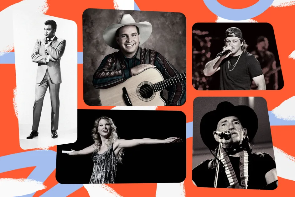 Morgan Wallen Garth Brooks Taylor Swift More Artists With Most Weeks at No. 1 on Top Country Albums Chart Full List