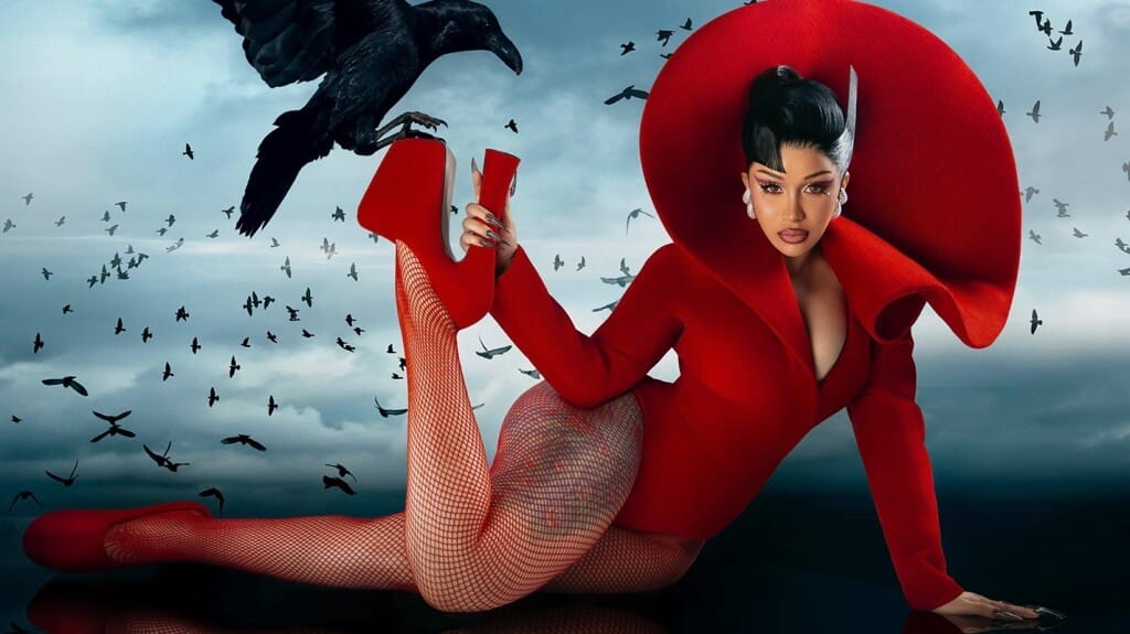 album cover for am i the drama by cardi b