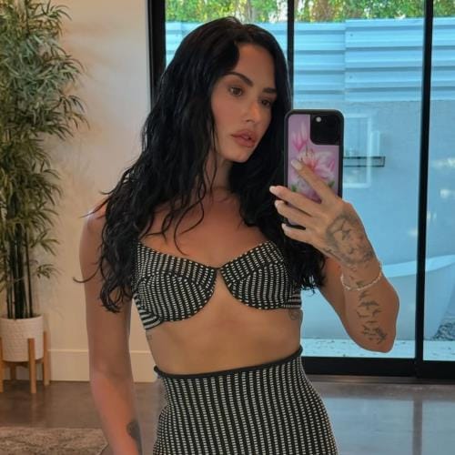 Demi Lovato swears off matching tattoos Its not a good idea